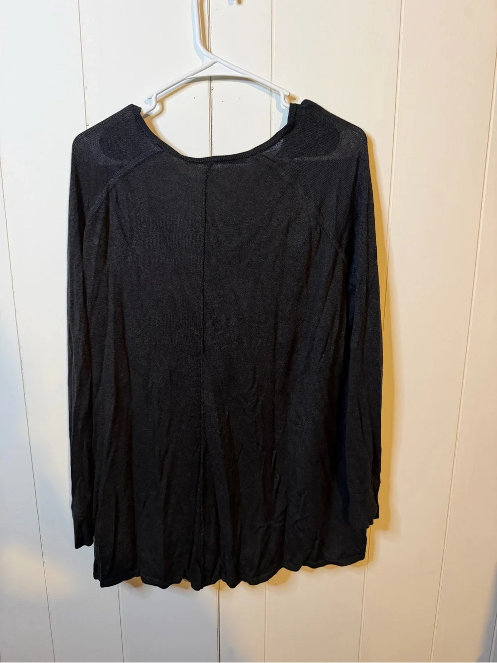 Lululemon Black Draped Wrap Tunic Top